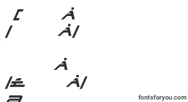 Dodger3superital font – bengali Fonts
